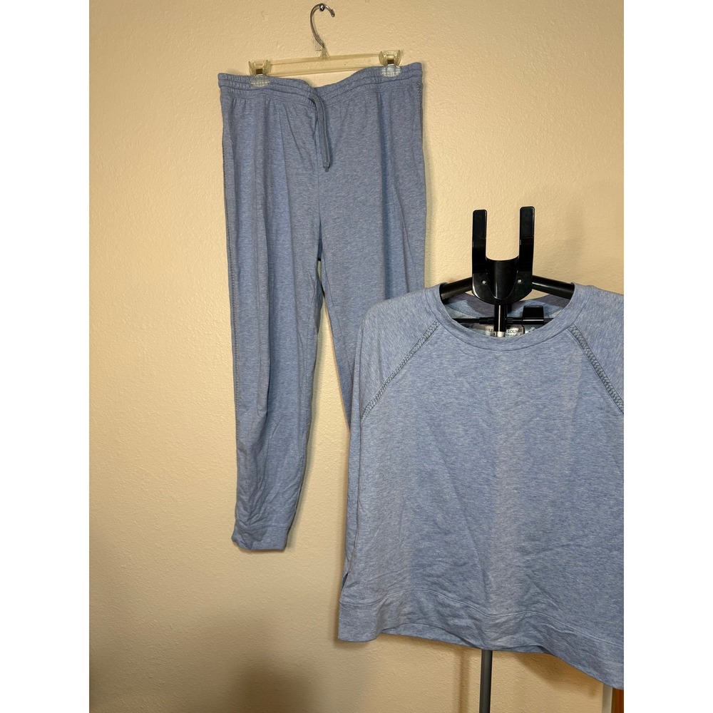 Karen Neuburger Live Love Lounge Blue Heather Pajama Set Large RF0413M NWT